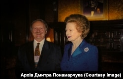 Чорновіл дружив зі світовими лідерами демократичного світу. Разом із Маргарет Тетчер. Фото з архіву Дмитра Понамарчука