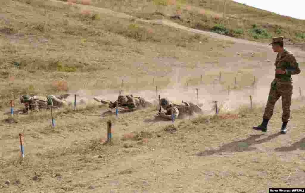 Nagorno Karabakh -- Life in one of military training camps in Karabakh, 28Oct2012