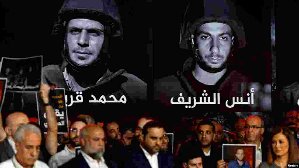 Az izraeli hadsereg légicsapása ölte meg az Al Jazeera tudósítóját, Anasz al-Sarifet Gázában augusztus 11-én. A támadásban meghalt az Al Jazeera egy másik újságírója, Mohamed Kereika, és három operatőr is