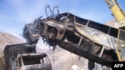 File photo of a bus crash in Afghanistan.
