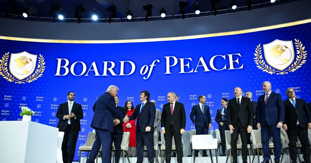 Trump Launches Board Of Peace, Putin Seeks To Use Frozen Assets For Sign-Up Fee