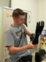 Ukraine - Ukrainian start-up company Allbionics makes prosthetic limbs for vets wounded in war - screen grab - Current Time