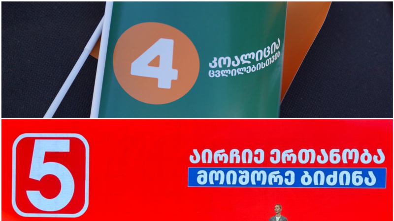 „ნაციონალურმა მოძრაობამ“ და „კოალიცია ცვლილებისთვის“ საარჩევნო ნომრები დაკარგეს