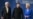 European Council President Antonio Costa (left), Ukraine's President Volodymyr Zelenskyy (center), and European Commission President Ursula von der Leyen (right) arrive to attend an EU summit in Brussels on October 16.