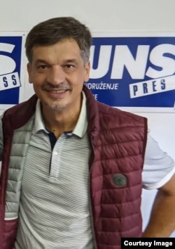 Željko Bodrožić, predsednik Nezavisnog udruženja novinara Srbije (NUNS)