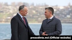 Igor Dodon și Vadim Krasnoselski, la Holercani