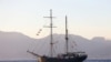 Global Sumud Flotilla boats off Crete island, Greece, heading to Gaza