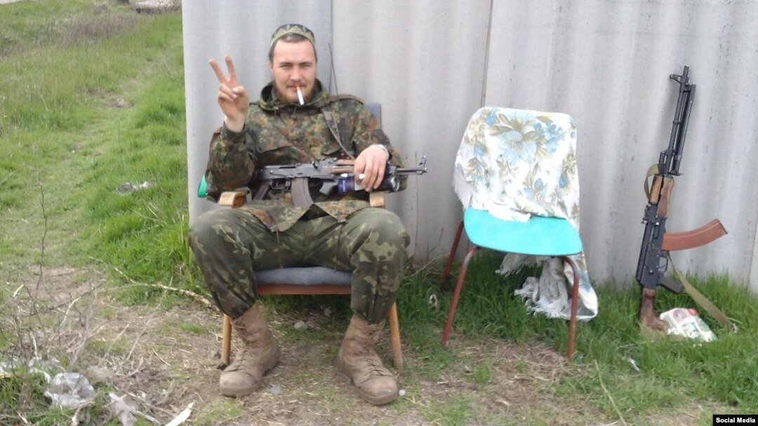 “Well, it is about fascism here. Fascism," Rustam tells RFE/RL. "They have not fully eradicated followers of Hitler and Bandera here. I came here to fight against them."