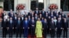 NATO leaders pose for a group photograph on June 24 ahead of the alliance's summit in The Hague. 