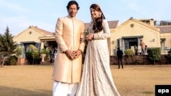 Imran Khan we Reham Khan. Ýanwar, 2015 ý.