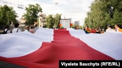 Беларуская калёна на «Baltic Pride» 7 чэрвеня. 