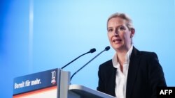 Alice Weidel, co-lider al formațiunii de extremă dreapta Alternativa pentru Germania (AfD).