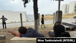 ვითარება თვალჭრელიძის ქუჩაზე გამოსახლების შემდეგ. ფოტო გადაღებულია 2025 წლის 25 ივლისს. 