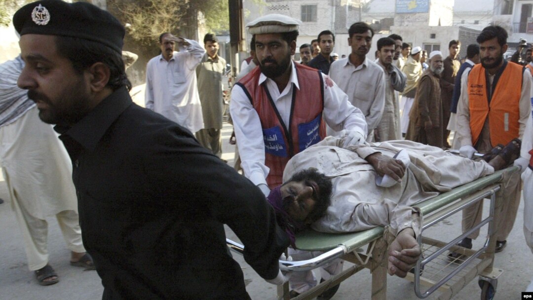 انفجار روز جمعه در ساختمان سازمان اطلاعات و امنیت پاکستان در پیشاور.
