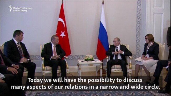 Putin Signals Thaw In Relations With Turkey During Erdogan Visit