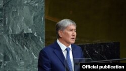 Presidenti i Kirgistanit, Almazbek Atambaev.