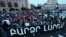 Armenia - People demonstrate in Yerevan against a rise in electricity prices, 27May2015.