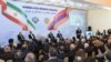 Armenia - Armenian Prime Minister Hovik Abrahamian and Iran's First Vice-President Eshaq Jahangiri open an Armenian-Iranian business forum in Yerevan, 15Oct2015.