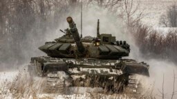 Руски танк по време на учения в Ленинградска област. Снимката е илюстративна.