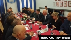 Sastanak delegacija Vlade Srbije i bh. entiteta Republika Srpska, Trebinje, Bosna i Hercegovina, 1. decembra 2024.