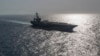 The Nimitz-class aircraft carrier USS Abraham Lincoln sails in the Arabian Sea on May 8.