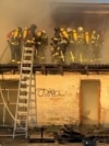 Russian Drone Strike On Kyiv Causes Fires, Injuries Russian Drone Strike On Kyiv Causes Fires, Injuries