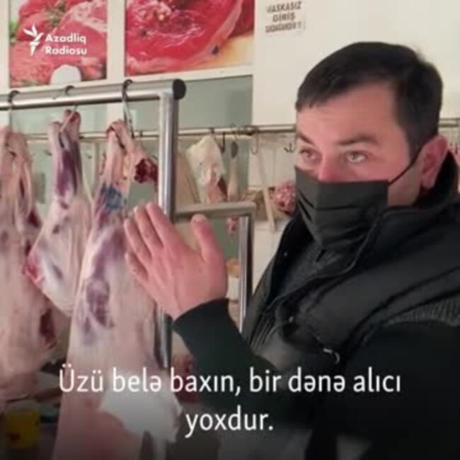 Əti bahalaşdıran 4 səbəb: 'Baxın, bir dənə müştəri yoxdur'