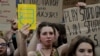 Ukraine - protests in Kyiv over law affecting anti-corruption agencies - July 24 - screen grab