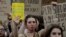 Ukraine - protests in Kyiv over law affecting anti-corruption agencies - July 24 - screen grab