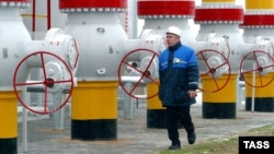 A compressor station on the Belarusian section of the Yamal-Europe gas pipeline. (file photo)