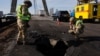Наслідки російського удару по Північному мосту. Київ, 4 жовтня 2026 року