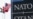 National flags of NATO members flutter at alliance's headquarters in Brussels.