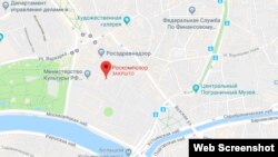 Московский офис Роскомнадзор на Google Maps
