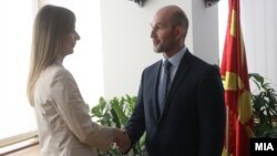 Примопредавање на должноста гувернер на Народната банка на РМ - Бежоска и Богов