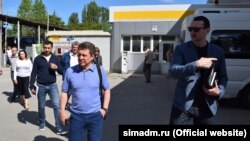 Участники рейда в Симферополе, 27 мая 2017 года