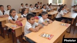 Armenia - Schoolchildren in Yerevan.