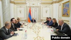 Armenia - Prime Minister Nikol Pashinian and other officials discuss problems with power supply, Yerevan, October 9, 2024.