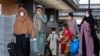Families evacuated from Kabul arrive in the United States on September 1, 2021.