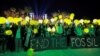 Protest al activiștilor ecologiști la Conferința ONU privind schimbările climatice COP28 din Dubai, Emiratele Arabe Unite, 11 decembrie 2023