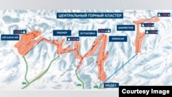Алматы тау кластерінің жалпы жоспары