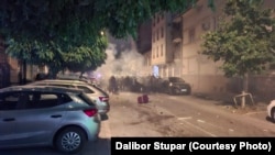 Sukobi između demonstranata i policije u Novom Sadu, 14.8.2025.