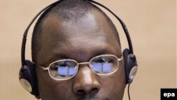 Congolese militia leader Thomas Lubanga at a 2007 hearing in The Hague