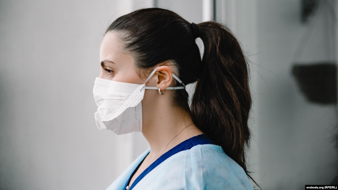Belarus — A doctor Daria Chehava at 10th hospt