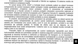 ANAF susține că cele 15 scanere din vămi nu pot fi folosite deoarece nu există firme care să le opereze