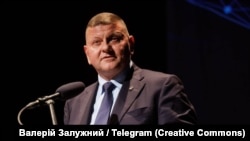 Посол України у Великій Британії Валерій Залужний у Празі на конференції «Крихка безпека»   