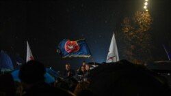 Proslava LDK u Prištini, nakon pobjede 9. novembra.