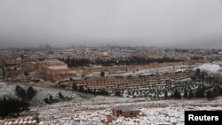 FOTOGALERIJA: Jerusalim pod snijegom nakon mnogo godina