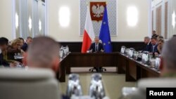 Kryeministri polak, Donald Tusk. 
