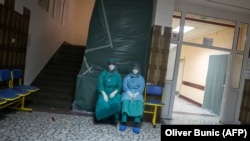 COVID bolnica, "Banjica", Beograd, 14. jul