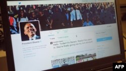 Faqja e Barack Obamës në rrjetin Twitter